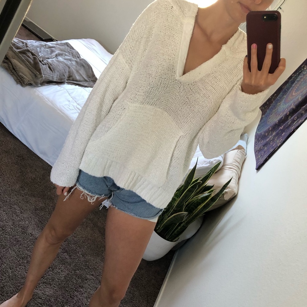 Lou & Grey knitted hoodie sweater